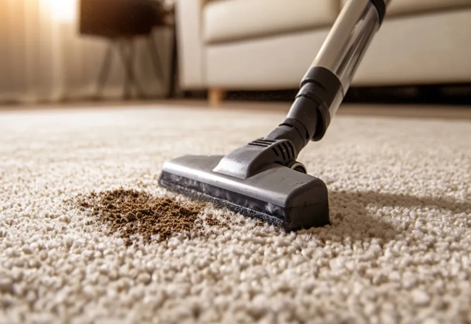 Dry carpet cleaning service in Scarborough living room